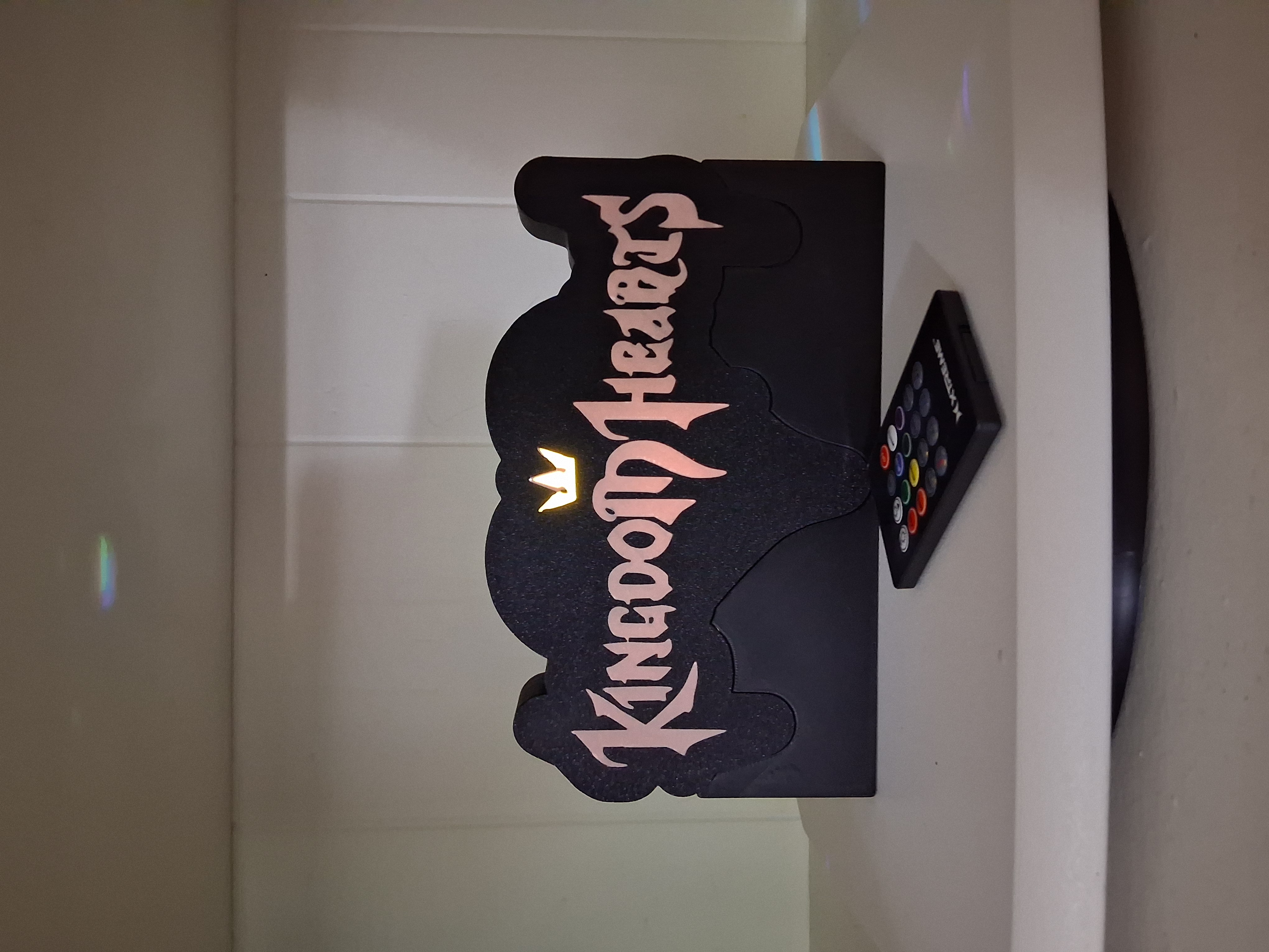 Kingdom Hearts LED light box – custom 3D printed – Lit Layer Creations